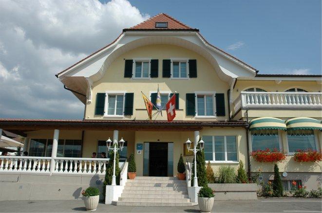 Restaurant-Hotel Seeblick Morigen Exterior foto