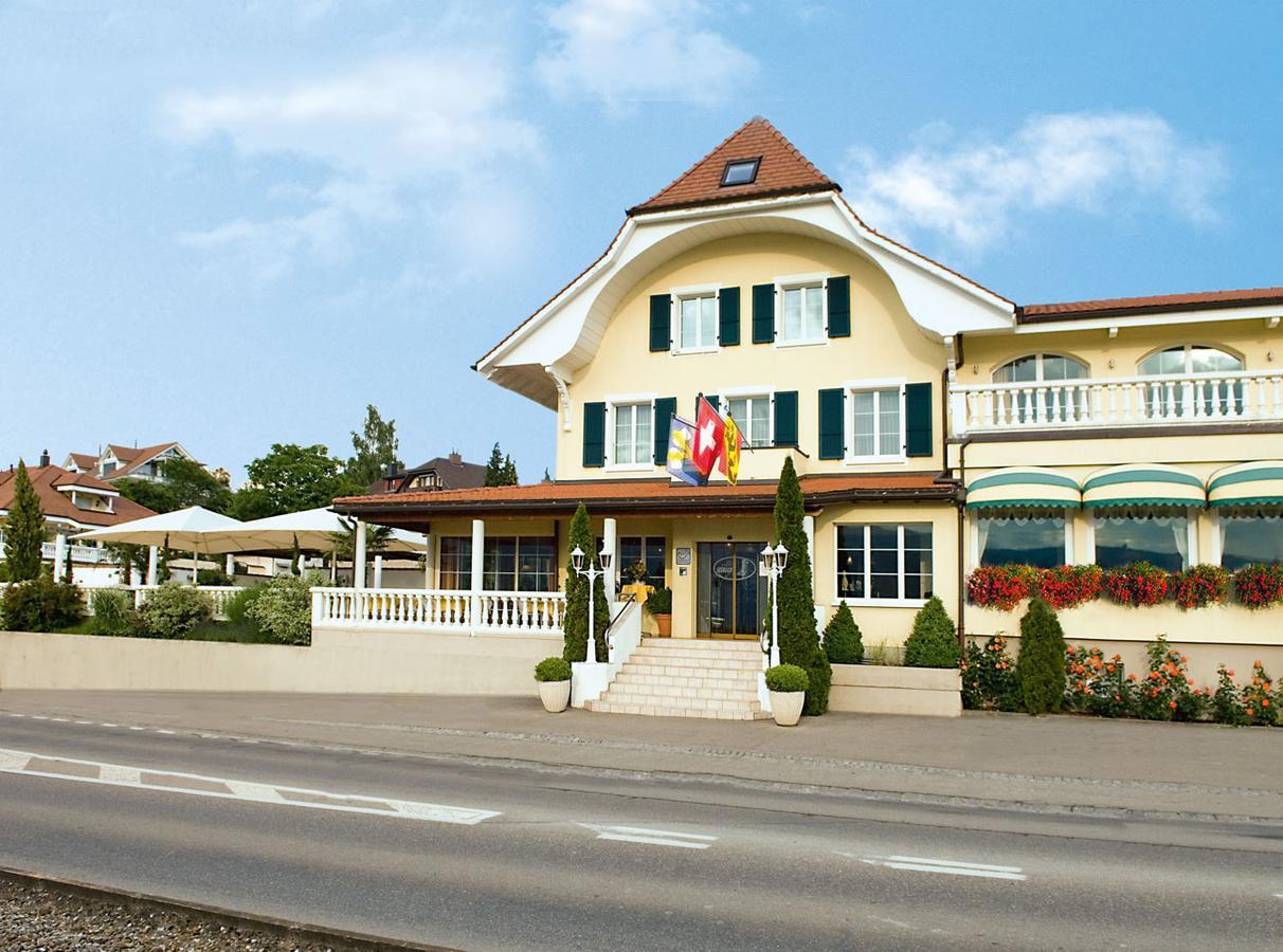 Restaurant-Hotel Seeblick Morigen Exterior foto
